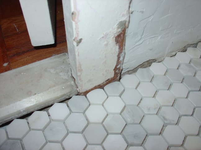 tiles at door