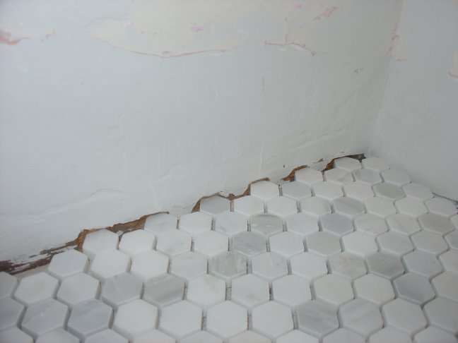 tiles at wall