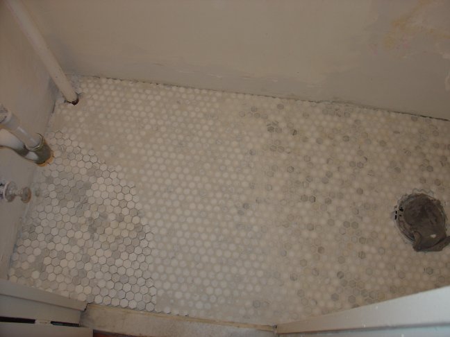 tiles grouted